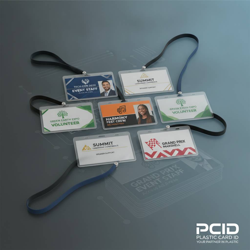 Custom Plastic Event Badges Built for Every Type of Event